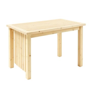 Field Bluff Patio Table - Ivory