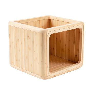 Elm Bend Empty Furniture-Style Litter Enclosure - Ivory