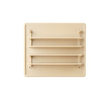 Willow Brook Empty Wall-Mounted Tool Organizer Panel - Beige