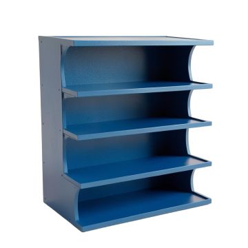 Heath Fold Desktop Shelving Unit - Blue