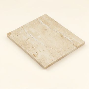 Arabescato Carrara 12 '' X 12 '' Marble Field Tile (synthetic illustration; no displayed measurements)