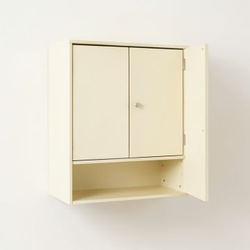 Dawn Crossing Wall-Mounted Laundry Cabinet - Cream (synthetic illustration; no displayed measurements)