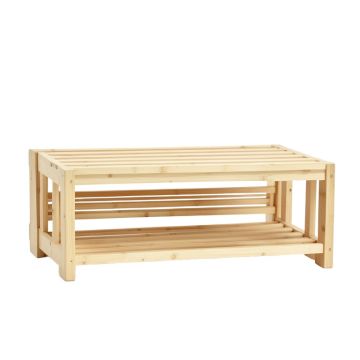 Glen Canyon Shoe Storage Bench - Ivory