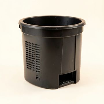 Summit Arc Closed Garden Compost Bin - Black (synthetic illustration; no displayed measurements)