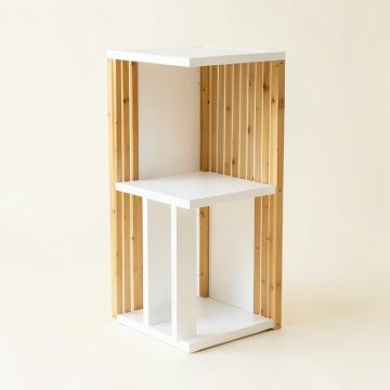 Glen Branch Narrow Cubby Tower - White (synthetic illustration; no displayed measurements)