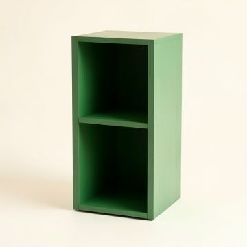 Lake Crest Narrow Cubby Tower - Green (synthetic illustration; no displayed measurements)