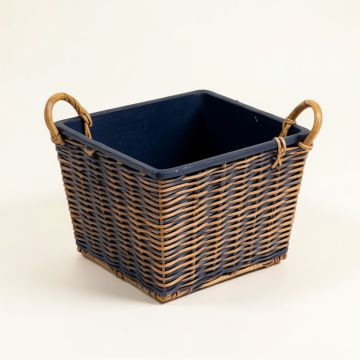 Cedar Bluff Empty Storage Basket - Navy (synthetic illustration; no displayed measurements)