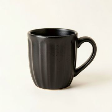 Briar Crest Ceramic Mug - Black (synthetic illustration; no displayed measurements)