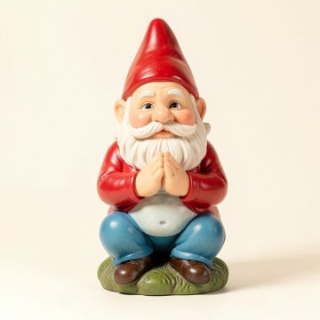 Gnomes Of Toad Hollow Mordecai The Garden Gnome Praying Hands Statue (synthetic illustration; no displayed measurements)