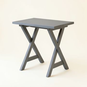 Shore Crossing Compact Balcony Table - Gray (synthetic illustration; no displayed measurements)