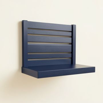Heath Crest Wall-Mounted Entryway Organizer Shelf - Navy (synthetic illustration; no displayed measurements)