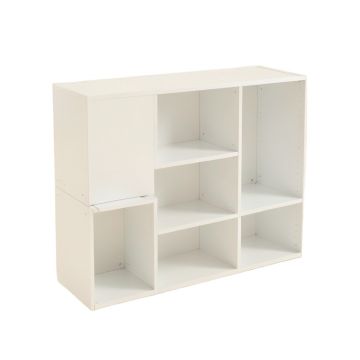 Pine Falls Desktop Shelving Unit - White