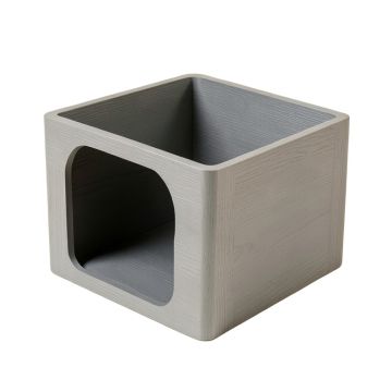 Cliff Canyon Empty Furniture-Style Litter Enclosure - Gray