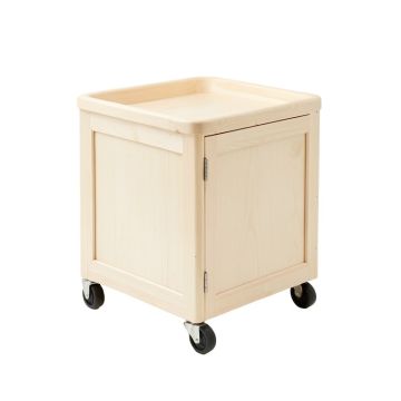 Harbor Bridge Empty Rolling Workshop Cart - Ivory
