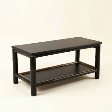 Holly Bend Indoor Bench - Black (synthetic illustration; no displayed measurements)