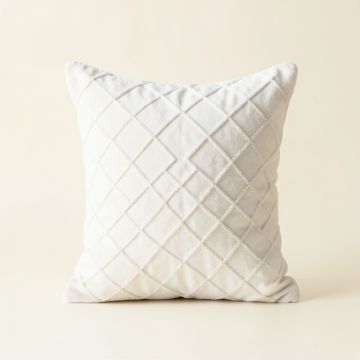 Ash Bend Filled Accent Pillow - White (synthetic illustration; no displayed measurements)