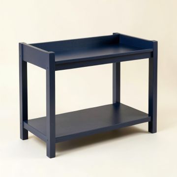 Willow Arc Empty Countertop Canister Rack - Navy (synthetic illustration; no displayed measurements)