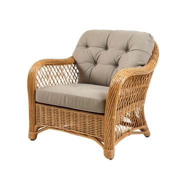 Benahid 42 '' Wide Tufted Polyester Papasan Chair