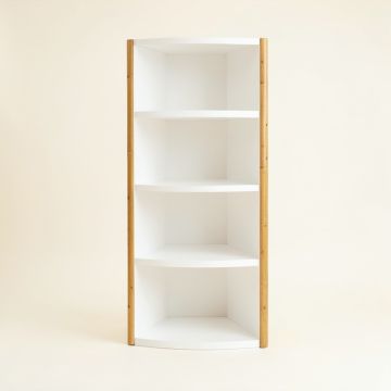 Summit Bluff Narrow Cubby Tower - White (synthetic illustration; no displayed measurements)
