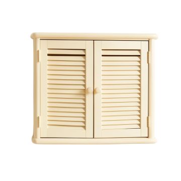 Ash Edge Wall-Mounted Entry Cabinet - Cream