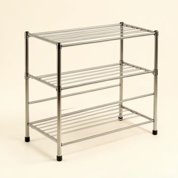 15 Pair Stackable Shoe Rack (synthetic illustration; no displayed measurements)