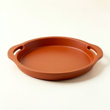 Stone Crossing Serving Tray - Terracotta (synthetic illustration; no displayed measurements)