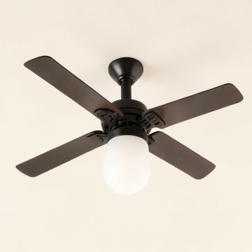 52 '' Bennett 5 - Blade Flush Mount Ceiling Fan With Light Kit Included (synthetic illustration; no displayed measurements)