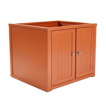 Holly Bridge Empty Furniture-Style Litter Enclosure - Terracotta