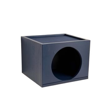 Clay Canyon Wall-Mounted Cat Perch - Navy