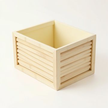 Flint Bridge Empty Furniture-Style Litter Enclosure - Cream (synthetic illustration; no displayed measurements)