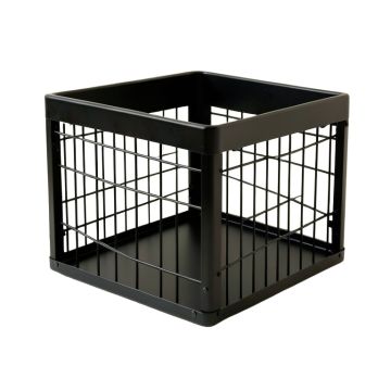 Birch Bridge Empty Furniture-Style Pet Crate - Black