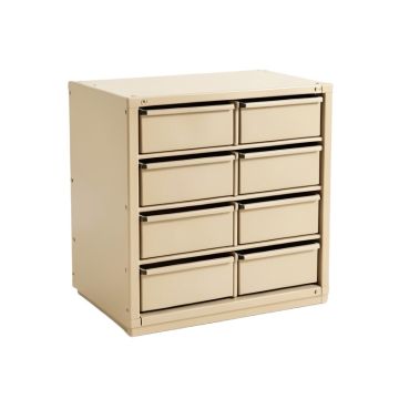 Shore Bend Small-Parts Storage Drawer Cabinet - Beige