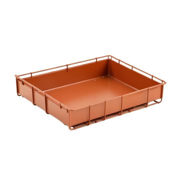 Summit Field Empty Under-Desk Cable Tray - Terracotta