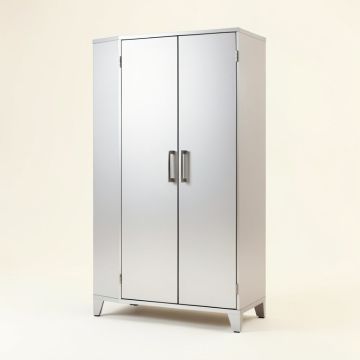 Chisdock Metal Wardrobe Armoire (synthetic illustration; no displayed measurements)