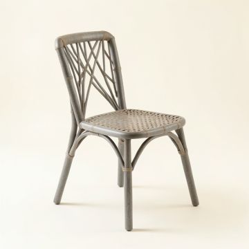 Clay Edge Dining Chair - Gray (synthetic illustration; no displayed measurements)