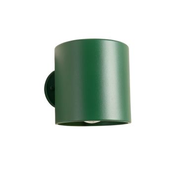 Cedar Bluff Wall Sconce Mounted On A Plain Wall - Green