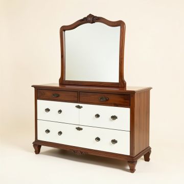 Williams 7 Drawer Double Dresser With Mirror (synthetic illustration; no displayed measurements)