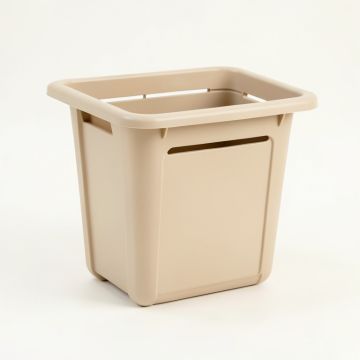 Dawn Crest Closed Garden Compost Bin - Beige (synthetic illustration; no displayed measurements)