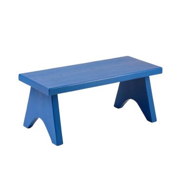 Pine Bluff Indoor Bench - Blue (synthetic illustration; no displayed measurements)