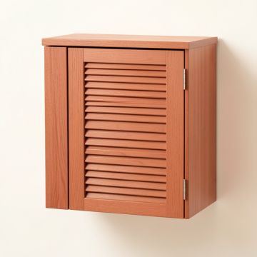 Stone Crest Wall-Mounted Laundry Cabinet - Terracotta (synthetic illustration; no displayed measurements)