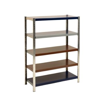 Burke 73 '' H X 36 '' W X 18 '' D 5-Tier Metal Storage Shelves