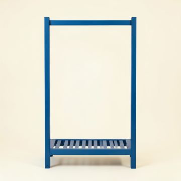 Elm Bend Empty Garment Rack - Blue (synthetic illustration; no displayed measurements)