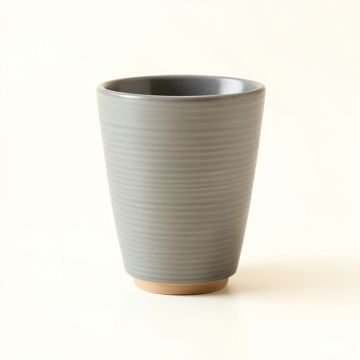 Elm Bridge Ceramic Mug - Gray (synthetic illustration; no displayed measurements)