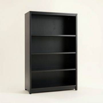 Fern Field Freestanding Bookcase - Black (synthetic illustration; no displayed measurements)
