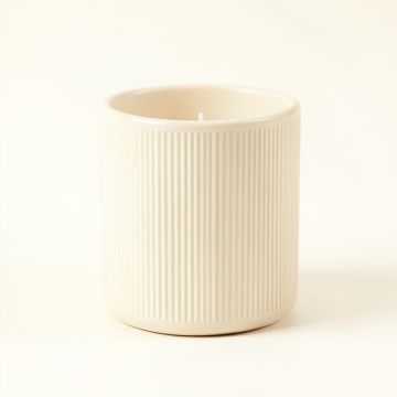 Pine Crest Empty Candle Holder - Ivory (synthetic illustration; no displayed measurements)