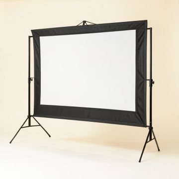 120 Inch Portable Projection Screen With Stand 16:9 4K Hd Rear Front Projections (synthetic illustration; no displayed measurements)