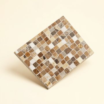 12 '' X 24 '' Wood Mosaic Tile (synthetic illustration; no displayed measurements)