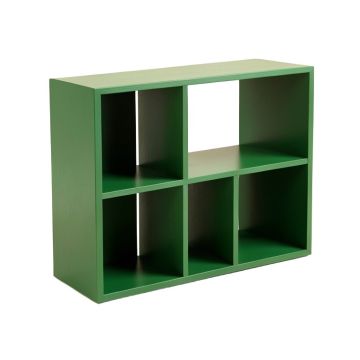 Maple Dell Desktop Shelving Unit - Green