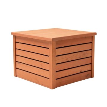 Laurel Arc Closed Outdoor Storage Box - Terracotta