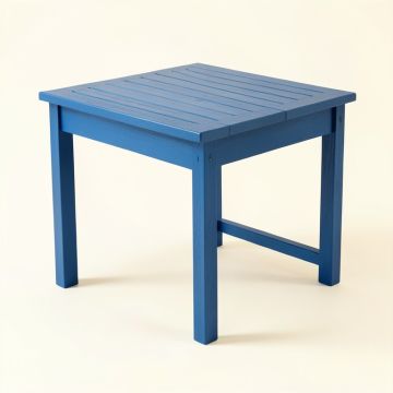 Spruce Branch Patio Table - Blue (synthetic illustration; no displayed measurements)